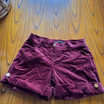 벨로아 소재 숏팬츠