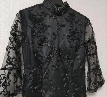 롱 원피스 차이나 드레스 레이스