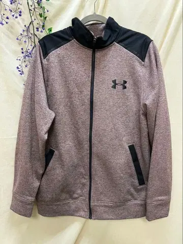 미사용 UNDER ARMOUR 풀 집업 트레이닝복 로고 자켓