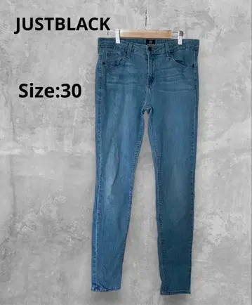 Made in USA JUSTBLACK 라이트 블루 데님 사이즈 30