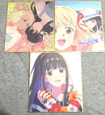 가격 인하) 미니 색지 리코리스 리코일전 3종 새상품급