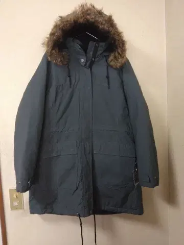 미사용 새상품 택 포함 EDDIE BAUER 모즈 코트 블랙 L 퍼