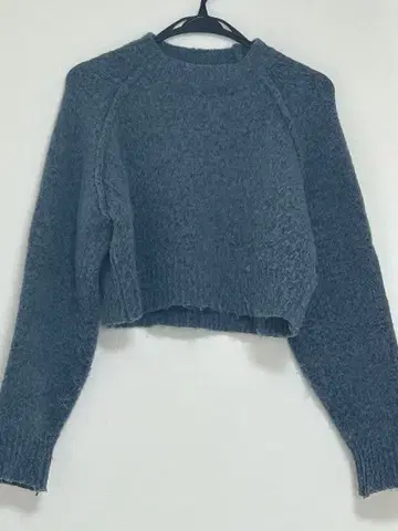 ZARA 상의 스웨터 긴팔 파랑