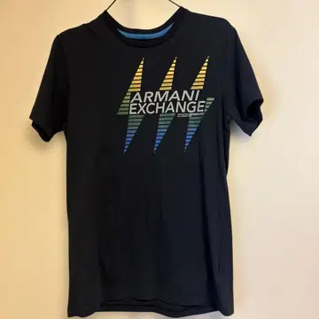 Armani Exchange 그래픽 T셔츠 S 블랙