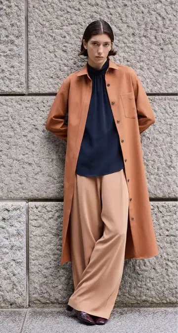 soeju 소프트 옥스 셔츠 원피스 M