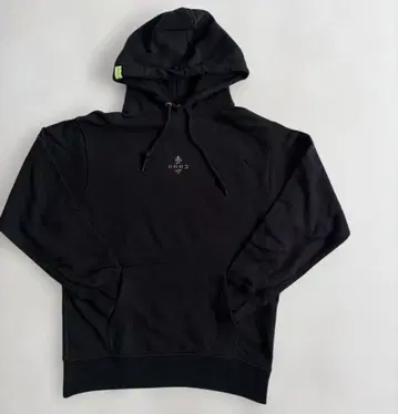 후드 부착 맨투맨 블랙 L 사이즈