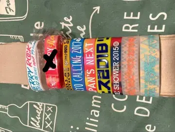 [가격 인하!] 페스티벌 러버 밴드 8개 세트 러브샤 메리로 섬광 라이엇