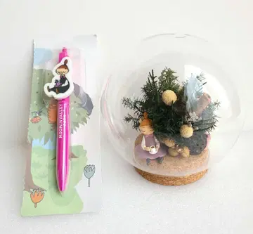 무민 밸리 파크 한정판 볼펜 미미 언니의 돔 오브제