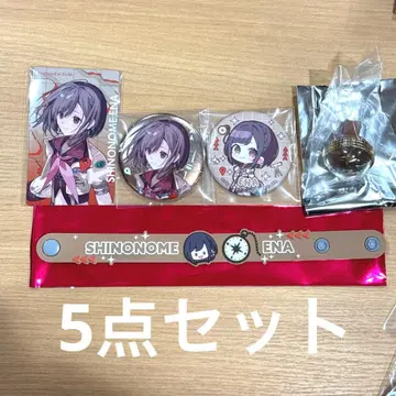 프로세카 세카라이 5th 시노노메 에나 세트 링 라이트 러버 밴드 캔뱃지