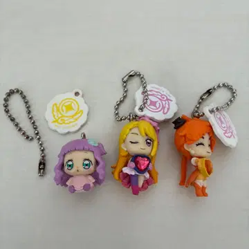 두근두근! 프리큐어 볼 체인 부착 마스코트 3종 세트