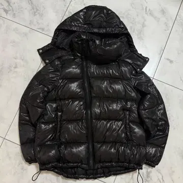 GAP 두께감 광택 다운 자켓 블랙 M