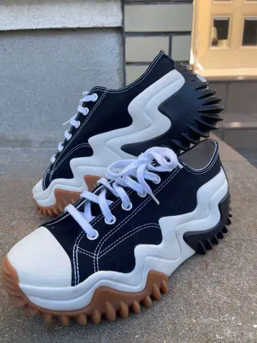 [ 새상품 ] 컨버스 란스타 모션 로우컷 블랙 새상품급 28.0cm