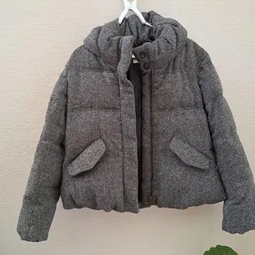 트위드풍 다운 자켓 S