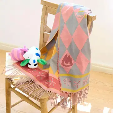 지브리 하울의 움직이는 성 버튼 달린 스톨 하울 망토 패턴