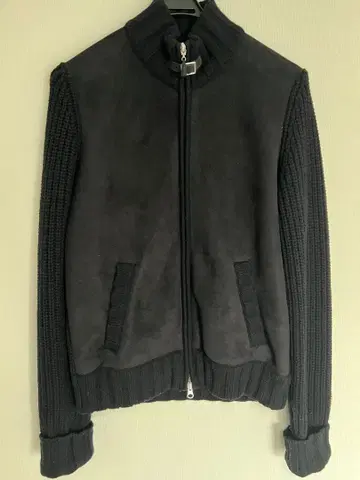 그랑사쏘 콤비 블루종 블랙 48