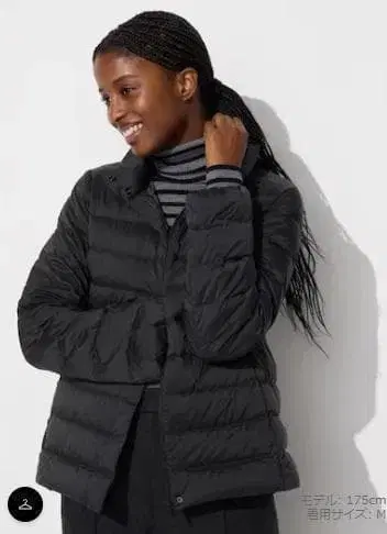 유니클로 / 울트라 라이트 다운 자켓 ( BLACK L 사이즈 )