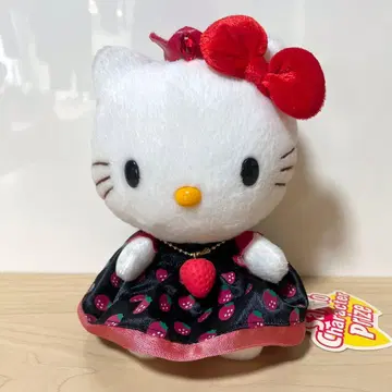 헬로키티 봉제 인형 딸기 키티 2008년 헤이세이 레트로 당시 물품