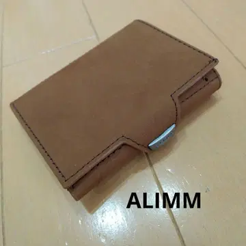 ALIMM 가죽 3단 폴더형 지갑