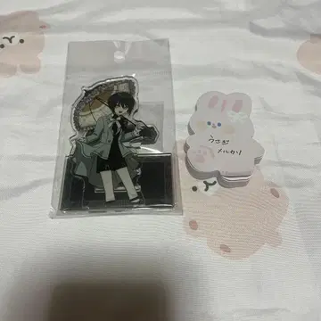 마법사의 약속 마호야쿠 화이트 아크릴 스탠드 흑백