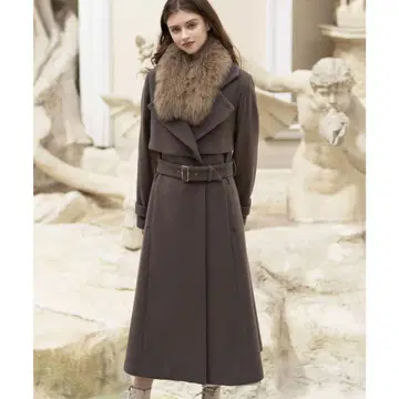 Noela 2WAY 컬러 울 트렌치코트