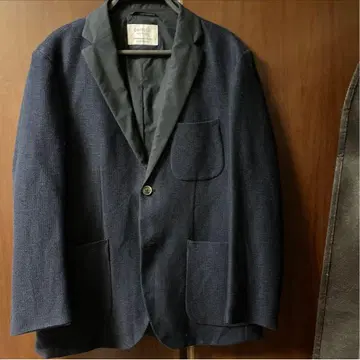 EDIFICE 에디피스 네이비 트위드 자켓