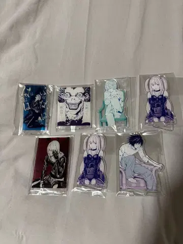 데스노트 아크릴 스탠드 7종 세트