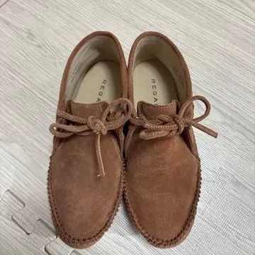 REGAL 스웨이드 모카신 브라운