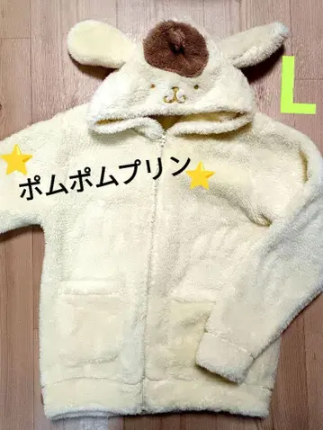 폼폼푸딩 포근포근 후드티 L 사이즈 룸웨어