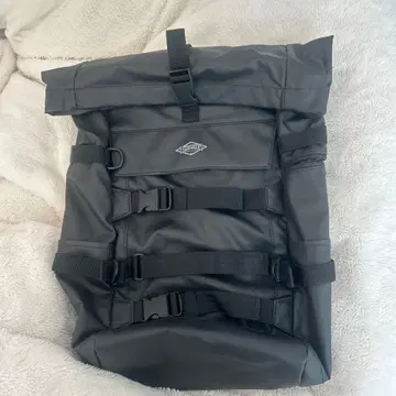 Thrasher 블랙 롤탑 백팩