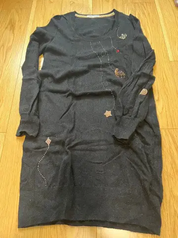 TSUMORI CHISATO 다크 그레이 원피스