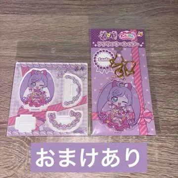 캐릭터핀 라라 아크릴 키링 흔들흔들 아크릴 스탠드 덤 포함