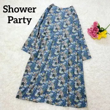 컨디션 최상 샤워 파티 리버티 세밀 골지 앞뒤 2WAY 턱 원피스