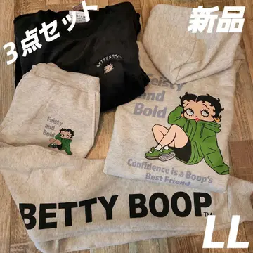 새상품 베티짱 후드티 셋업 LL 베티부프 BETTYBOOP
