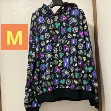 미사용 새상품 포켓몬 후드티 올 패턴 M 고스트 타입