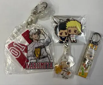 다이아의 A 러버 스트랩 참 키링 4점 나루미야 메이