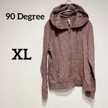 90 Degree by Reflex [ XL ] 후드 부착 캐주얼 후드티