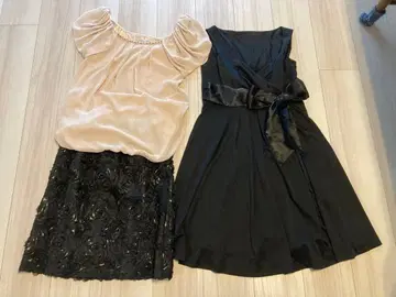 앱와이어 럭스 포멀 원피스 셋업 드레스 2장 세트 묶음 판매