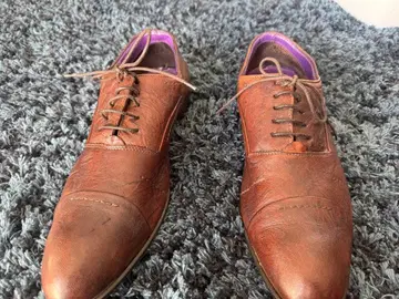 [ 새상품급 ] ABAHOUSE 이탈리아제 옥스퍼드 가죽 신발