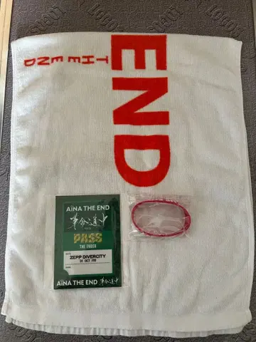AINA THE END 타월 러버 밴드 스티커