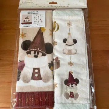 디즈니 크리스마스 2025 릴린린 미니 타월 2개