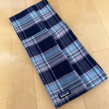 patagonia 체크 무늬 머플러