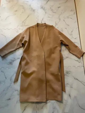 ur's 베이지 롱 코트