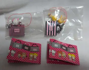 미개봉 새상품 피치 존 헬로키티 파티&지미 스트랩 가챠