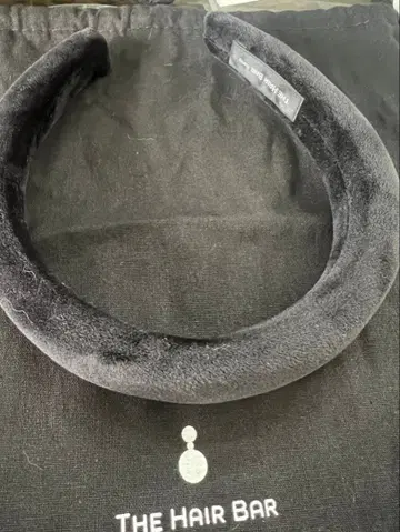 THE HAIR BAR 블랙 헤어밴드