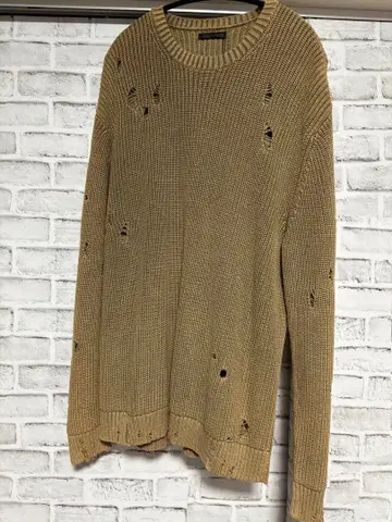 최종 가격 새상품 미사용 ZARA 자라 니트 데미지 가공