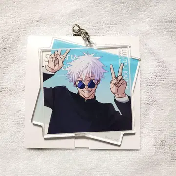 애니메이션 주술회전전 고죠 사토루 아크릴 키링
