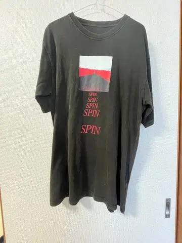 SPIN 그래픽 T셔츠 블랙 스다 마사키