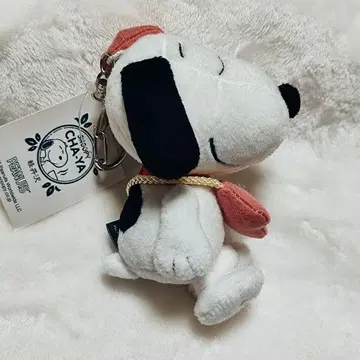 스누피 찻집 봉제 인형 키링 가루이자와 한정품