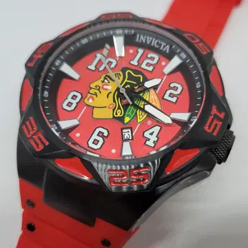 인빅타 52mm NHL 시카고 블랙 호크스 / 프로 다이버 오토