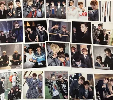 EXO 공식 폴라로이드 카드 묶음 판매 굿즈 찬열 세훈 크리스 루한